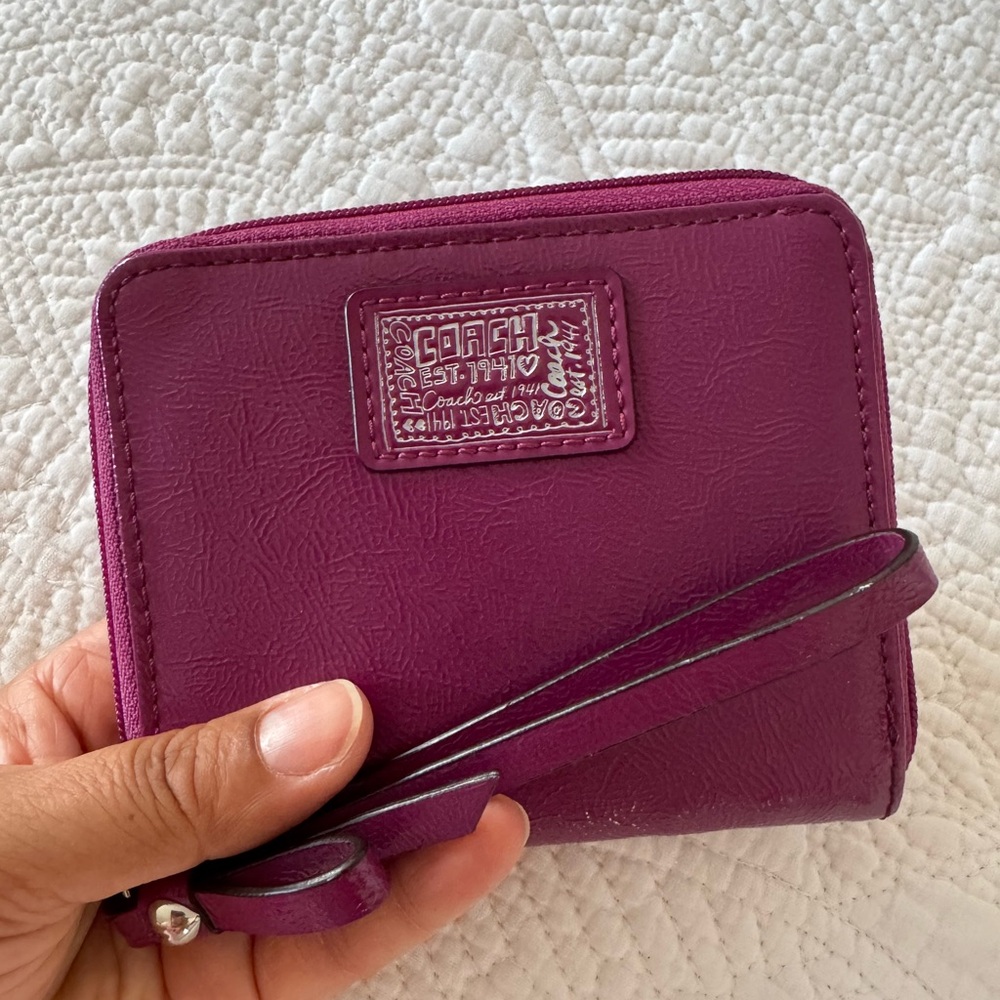 Coach Deep Purple Women's Wallet